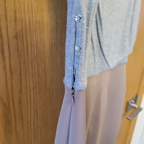 NWT BCBG Gray Dress Size 6 - Picture 11 of 13